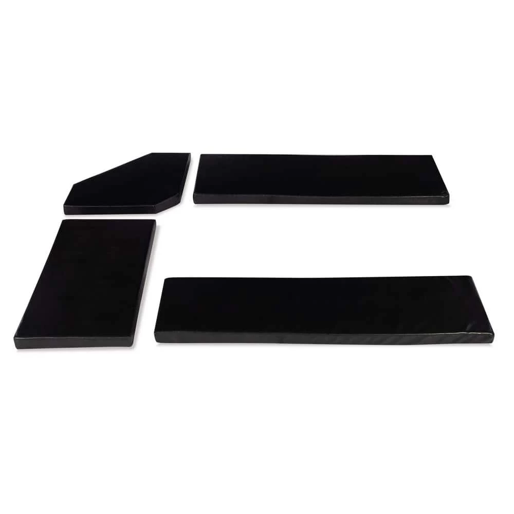 Zoe Brown PVC 4-Piece Cushion Set by Linon Home Decor 1 Zoe Brown PVC 4-Piece Cushion Set by Linon Home Decor