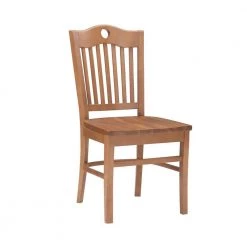 Edgar Brown Wood with Wood Seat Side Chair (Set of 2) by Linon Home Decor -Linon Home Decor Shop brown linon home decor dining chairs thdac3813 c3 1000