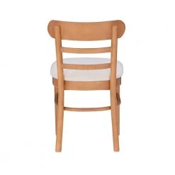 Monty Brown Wood with Cream Upholstered Seat Side Chair (Set of 2) by Linon Home Decor -Linon Home Decor Shop brown linon home decor dining chairs thdac3841 66 1000