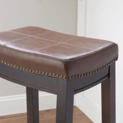 Concord 3-Pieces Brown and Cognac Wood Top Bar Set by Linon Home Decor -Linon Home Decor Shop brown linon home decor dining room sets thd04122 1d 1000