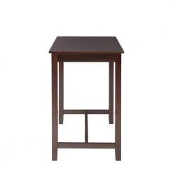 Concord 3-Pieces Brown and Cognac Wood Top Bar Set by Linon Home Decor -Linon Home Decor Shop brown linon home decor dining room sets thd04122 1f 1000