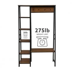 Austin Ash Veneer Hall Tree by Linon Home Decor 18 Austin Ash Veneer Hall Tree by Linon Home Decor -Linon Home Decor Shop brown linon home decor hall trees thd04138 1f 1000