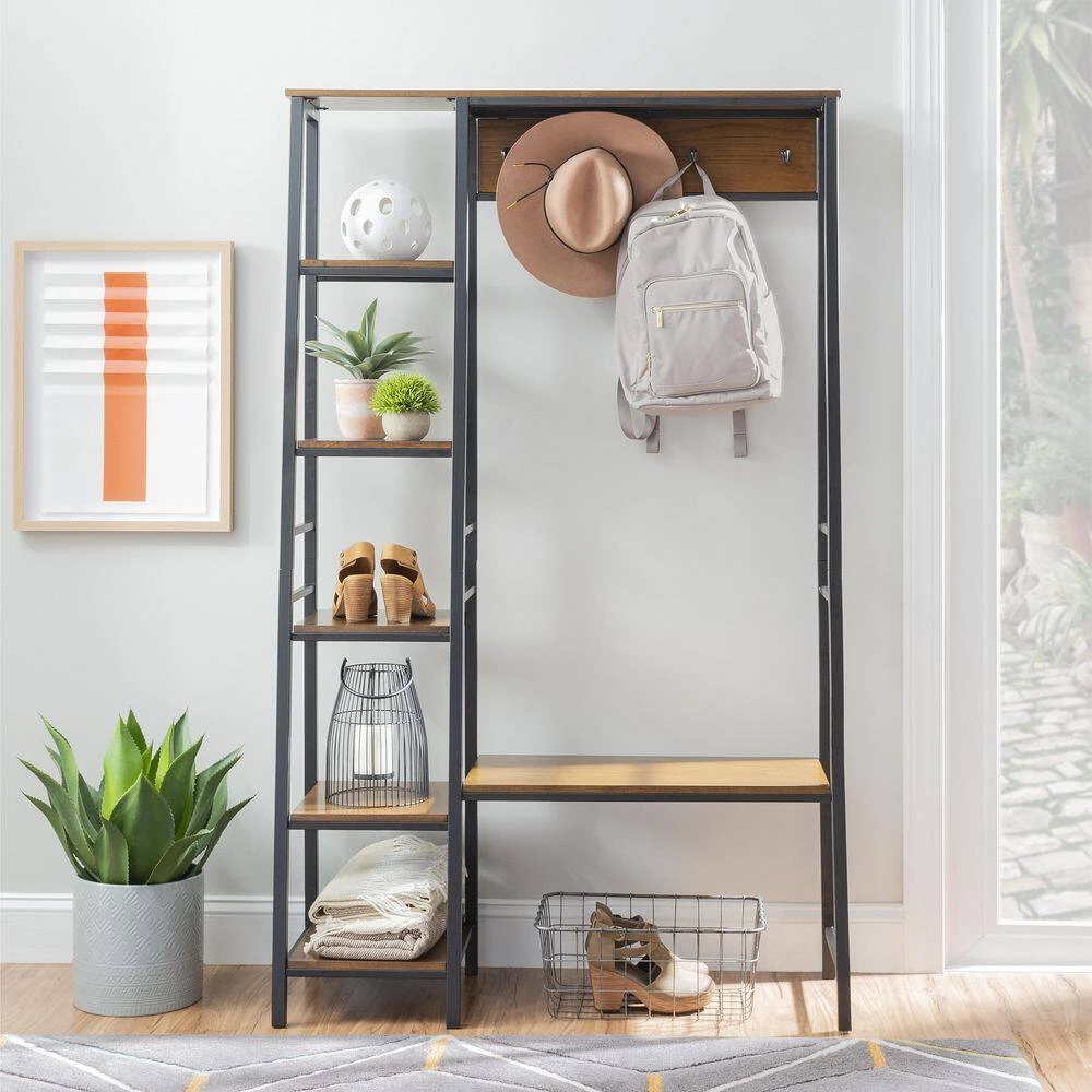 Austin Ash Veneer Hall Tree by Linon Home Decor 12 Austin Ash Veneer Hall Tree by Linon Home Decor - Image 10