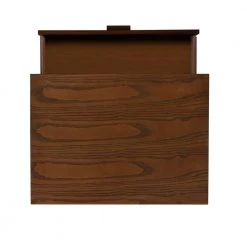 William 1-Drawer Medium Brown Nightstand 27 in. H x 25.25 in. W x 18.5 in. D by Linon Home Decor -Linon Home Decor Shop brown linon home decor nightstands thd03703 a0 1000