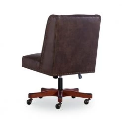 Draper Brown Office Chair by Linon Home Decor 17 Draper Brown Office Chair by Linon Home Decor -Linon Home Decor Shop brown linon home decor task chairs thd01961 4f 1000