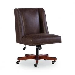 Draper Brown Office Chair by Linon Home Decor