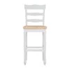 30 in. Linon Hilary White with Rush Seat Bar Stool by Linon Home Decor -Linon Home Decor Shop brown white linon home decor bar stools thd02639 64 1000