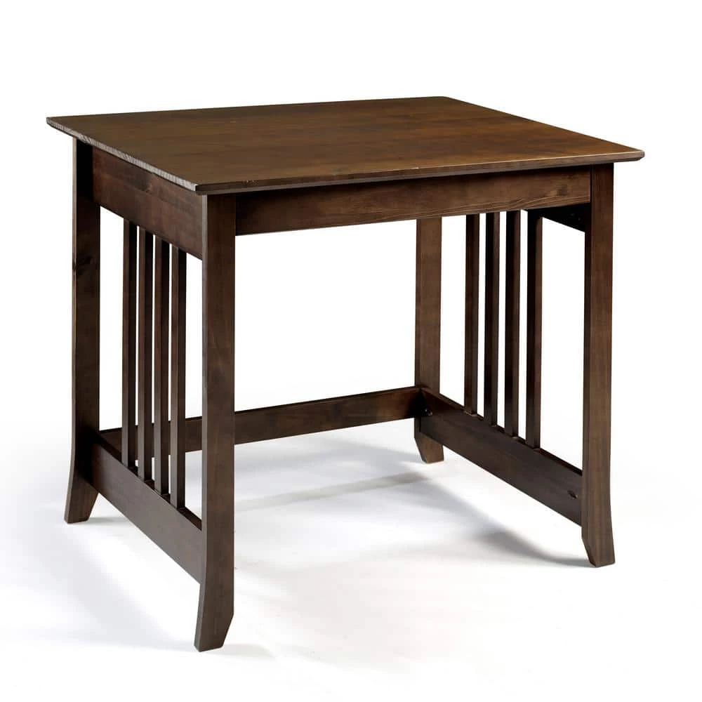 31.5 in. Rectangular Cappuccino 1 Drawer Writing Desk with Storage by Linon Home Decor 3 31.5 in. Rectangular Cappuccino 1 Drawer Writing Desk with Storage by Linon Home Decor