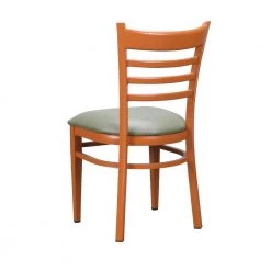 Galina Dark Honey Lt Green Metal Side High Back Chair with Faux Leather Seat (Carton of 2) by Linon Home Decor 17 Galina Dark Honey Lt Green Metal Side High Back Chair with Faux Leather Seat (Carton of 2) by Linon Home Decor -Linon Home Decor Shop dark honey linon home decor dining chairs thdac3722 4f 1000