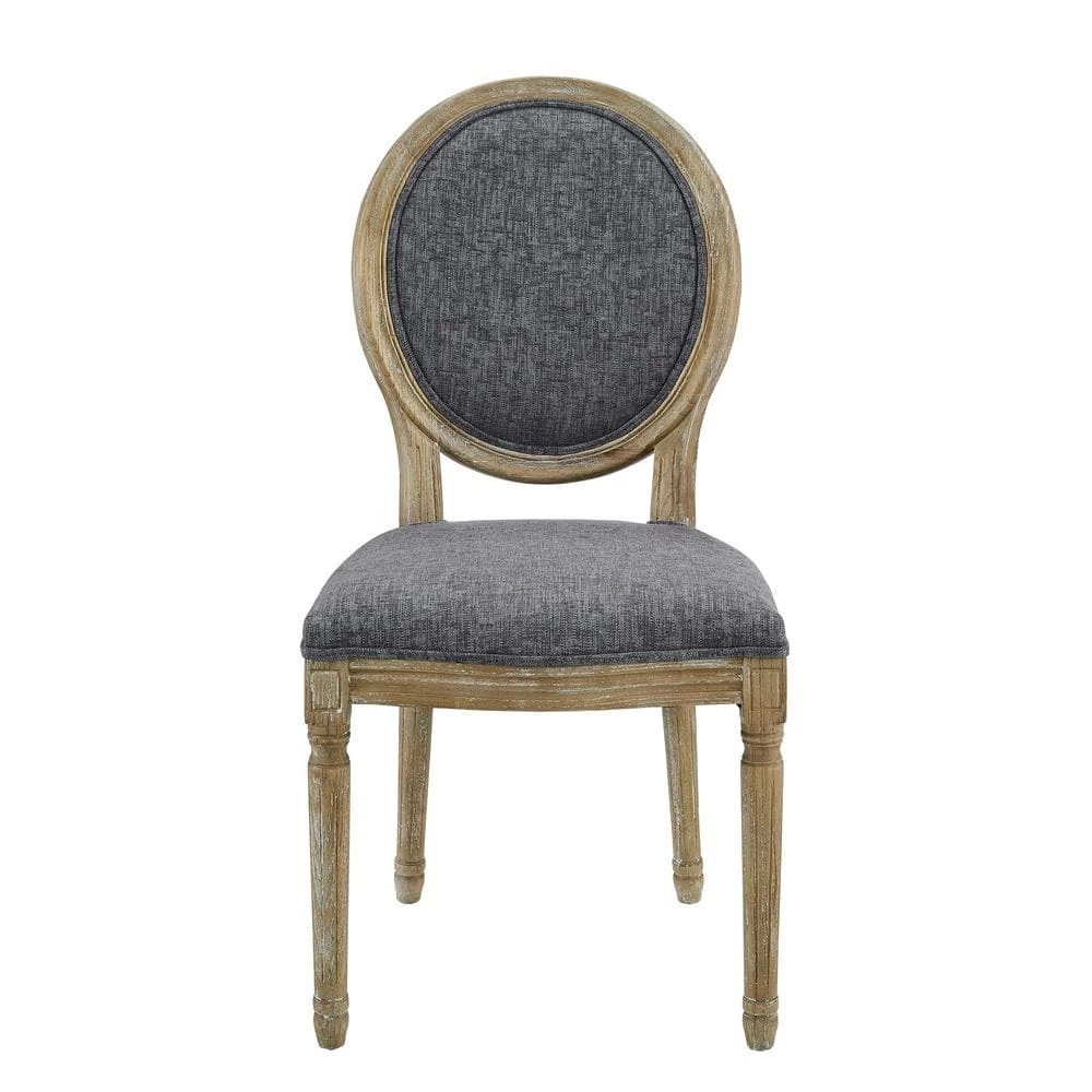 Maria Charcoal Oval Back Chair by Linon Home Decor 7 Maria Charcoal Oval Back Chair by Linon Home Decor - Image 5