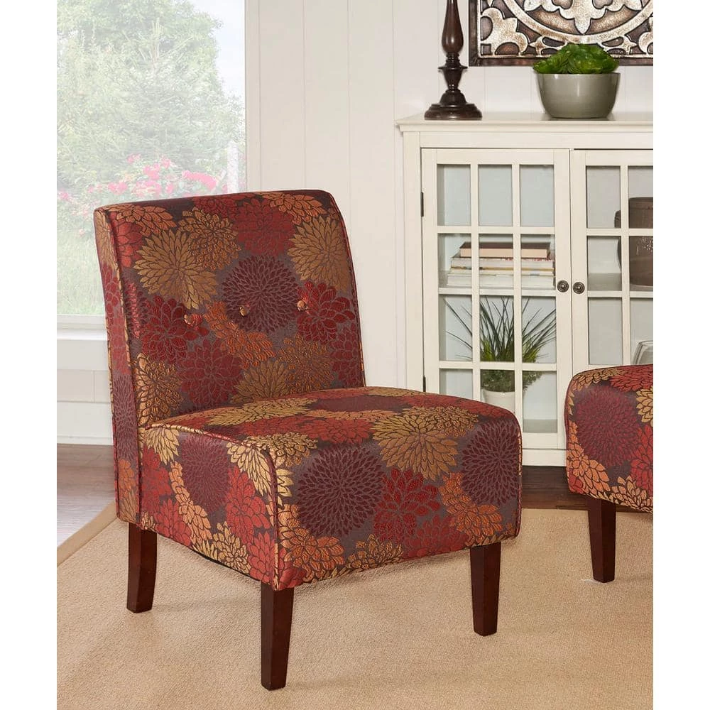 Coco Harvest Fabric Accent Chair by Linon Home Decor 9 Coco Harvest Fabric Accent Chair by Linon Home Decor - Image 7
