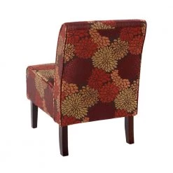 Coco Harvest Fabric Accent Chair by Linon Home Decor 13 Coco Harvest Fabric Accent Chair by Linon Home Decor -Linon Home Decor Shop dark walnut linon home decor accent chairs 36096har 01 kd u 44 1000