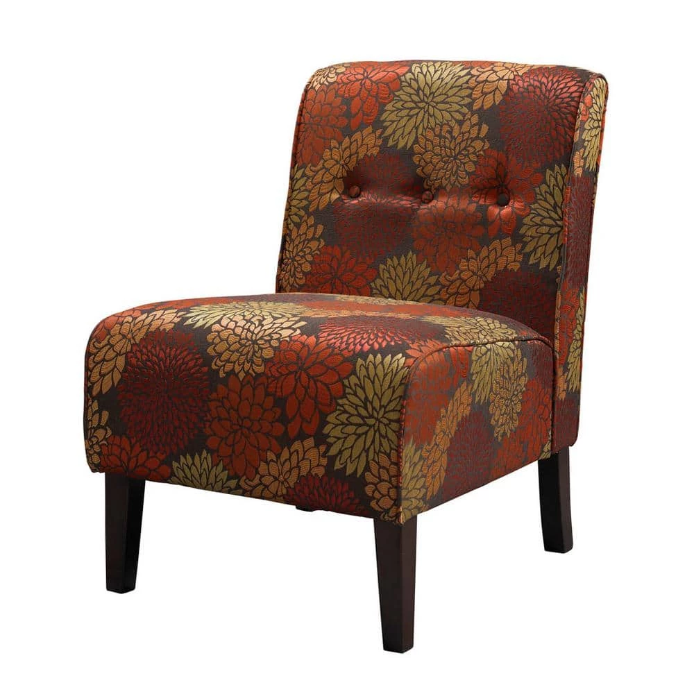 Coco Harvest Fabric Accent Chair by Linon Home Decor 5 Coco Harvest Fabric Accent Chair by Linon Home Decor - Image 3