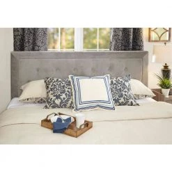 Wyatt Dove King Headboard by Linon Home Decor -Linon Home Decor Shop dove linon home decor headboards thd00497 31 1000