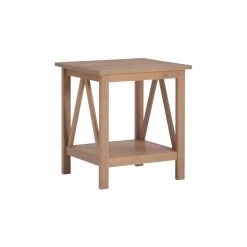 Titian Driftwood End Table by Linon Home Decor