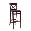 Triena 30 in Espresso X Back Folding Bar Stool by Linon Home Decor -Linon Home Decor Shop espresso linon home decor bar stools 01851esp01asu 64 1000