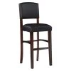Mary 30" Espresso Upholstered Back and Seat Barstool by Linon Home Decor -Linon Home Decor Shop espresso linon home decor bar stools thd03493 64 1000