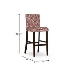 Iola 30" Lava Upholstered Back and Seat Barstool by Linon Home Decor -Linon Home Decor Shop espresso linon home decor bar stools thd03498 40 1000