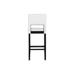 Edison 30 in. White Upholstered Bar Stool by Linon Home Decor -Linon Home Decor Shop espresso linon home decor bar stools thd03513 66 1000
