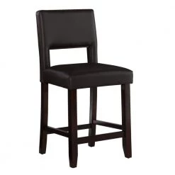 Edison 38 in. H Espresso Counterstool by Linon Home Decor