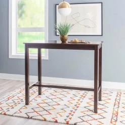 Claridge Espreso 42" Bar Height Pub Table by Linon Home Decor 13 Claridge Espreso 42" Bar Height Pub Table by Linon Home Decor -Linon Home Decor Shop espresso linon home decor bar tables thd02883 31 1000