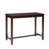 Claridge Espreso 42" Bar Height Pub Table by Linon Home Decor -Linon Home Decor Shop espresso linon home decor bar tables thd02883 64 1000