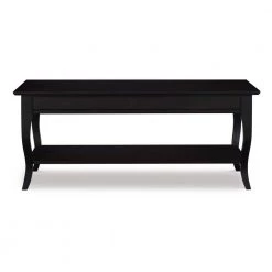 Dennis 44 L Espresso 18.2 H Rectangle Wood Coffee Table with Shelf by Linon Home Decor 10 Dennis 44 L Espresso 18.2 H Rectangle Wood Coffee Table with Shelf by Linon Home Decor -Linon Home Decor Shop espresso linon home decor coffee tables thd03439 c3 1000