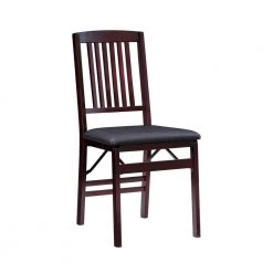 Katrina Espresso Wood Frame and Faux Leather Upholstered Folding Chair (Set of 2) by Linon Home Decor 13 Katrina Espresso Wood Frame and Faux Leather Upholstered Folding Chair (Set of 2) by Linon Home Decor -Linon Home Decor Shop espresso linon home decor dining chairs thd03466 c3 1000