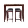 Tahoe 5-Piece Espresso Tavern Set by Linon Home Decor -Linon Home Decor Shop espresso linon home decor dining room sets thd03574 64 1000