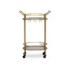 Round Gold Metal Bar Cart by Linon Home Decor 1 Round Gold Metal Bar Cart by Linon Home Decor -Linon Home Decor Shop gold linon home decor bar carts thd00525 64 1000