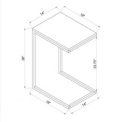 Rhonda Gold Capiz Fish Mosaic Accent C Table by Linon Home Decor 20 Rhonda Gold Capiz Fish Mosaic Accent C Table by Linon Home Decor -Linon Home Decor Shop gold linon home decor end side tables thd02762 76 1000