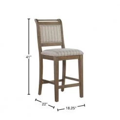 Kendra 25 in. Grey Counter Stool by Linon Home Decor -Linon Home Decor Shop gray beige linon home decor bar stools thd01947 40 1000