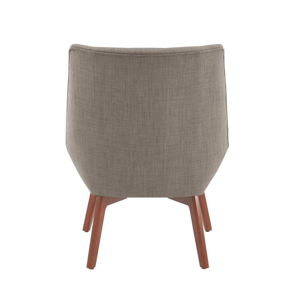 Julian Gray Tufted Modern Accent Chair by Linon Home Decor 5 Julian Gray Tufted Modern Accent Chair by Linon Home Decor - Image 3