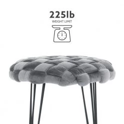 Grace Gray Basket weave Round Ottoman Stool by Linon Home Decor -Linon Home Decor Shop gray linon home decor bar stools hd221866 c3 1000