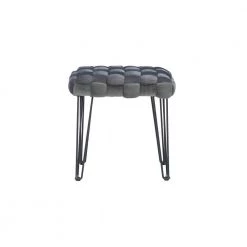 Grace Gray Basket weave Square Ottoman Stool by Linon Home Decor -Linon Home Decor Shop gray linon home decor bar stools hd221869 c3 1000