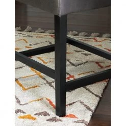 Clyde 24" Grey Upholstered Back and Seat Counter stool by Linon Home Decor -Linon Home Decor Shop gray linon home decor bar stools thd03494 1d 1000