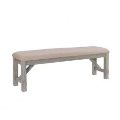 Krause Weathered Grey Dining Bench by Linon Home Decor