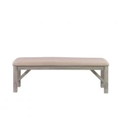 Krause Weathered Grey Dining Bench by Linon Home Decor -Linon Home Decor Shop gray linon home decor bedroom benches hd221905 c3 1000