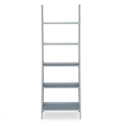 Linon Benson 72 in. Tall Acadia Grey Wood Ladder Bookshelf by Linon Home Decor -Linon Home Decor Shop gray linon home decor bookcases bookshelves thd02694 c3 1000