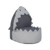 Stowe the Shark Grey Kids Chair by Linon Home Decor 2 Stowe the Shark Grey Kids Chair by Linon Home Decor -Linon Home Decor Shop gray linon home decor kids chairs hd221849 64 1000