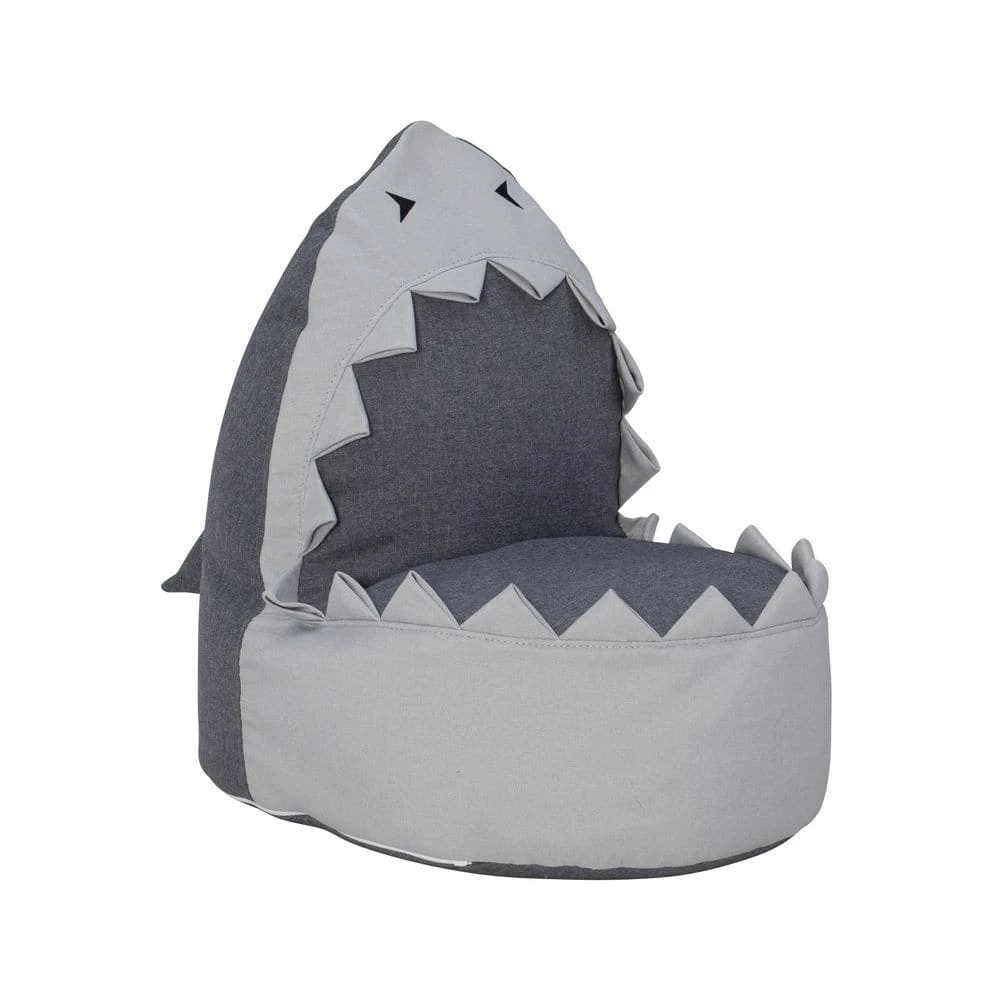 Stowe the Shark Grey Kids Chair by Linon Home Decor 3 Stowe the Shark Grey Kids Chair by Linon Home Decor