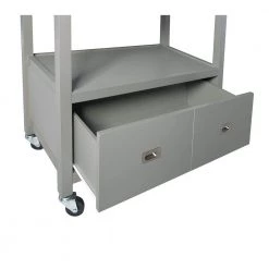 Renee Grey Kitchen Cart with Stainless Steel Top, 2 Small Drawers, and 2 Large Drawers by Linon Home Decor 15 Renee Grey Kitchen Cart with Stainless Steel Top, 2 Small Drawers, and 2 Large Drawers by Linon Home Decor -Linon Home Decor Shop gray linon home decor kitchen carts thd03302 1d 1000