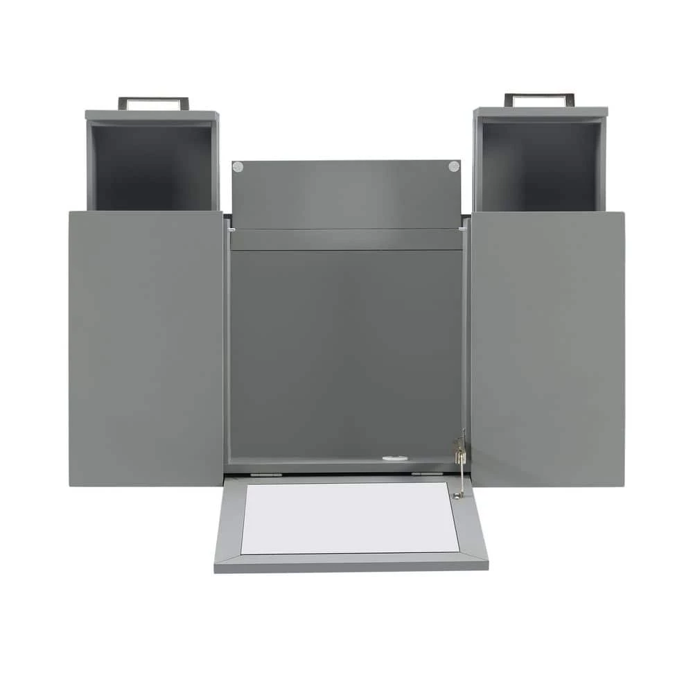 Jett Vanity Gray set by Linon Home Decor 5 Jett Vanity Gray set by Linon Home Decor - Image 3