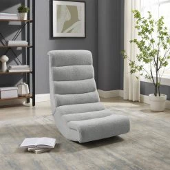 Walter Gray Sherpa Game Rocking Chair by Linon Home Decor -Linon Home Decor Shop gray linon home decor rockers gliders ottomans thd04029 1f 1000