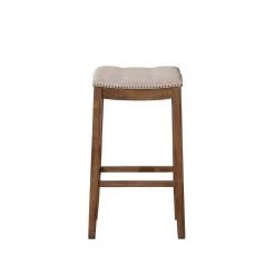 Claridge 30 in. Gray and Rustic Backless Bar Stool by Linon Home Decor -Linon Home Decor Shop gray rustic linon home decor bar stools thd02008 c3 1000