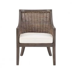 Panama Grey Wash Finish with Beige Polyester Cushion Arm Chair by Linon Home Decor 13 Panama Grey Wash Finish with Beige Polyester Cushion Arm Chair by Linon Home Decor -Linon Home Decor Shop gray wash linon home decor accent chairs thd03275 c3 1000