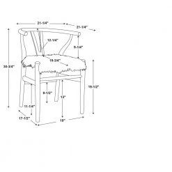 Downing Grey-Wash Faux Fur seat Chair by Linon Home Decor -Linon Home Decor Shop gray wash linon home decor accent chairs thd03500 c3 1000