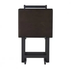 Linon Winnie Grey Tray Table Set by Linon Home Decor -Linon Home Decor Shop gray wash linon home decor end side tables thd02643 1f 1000