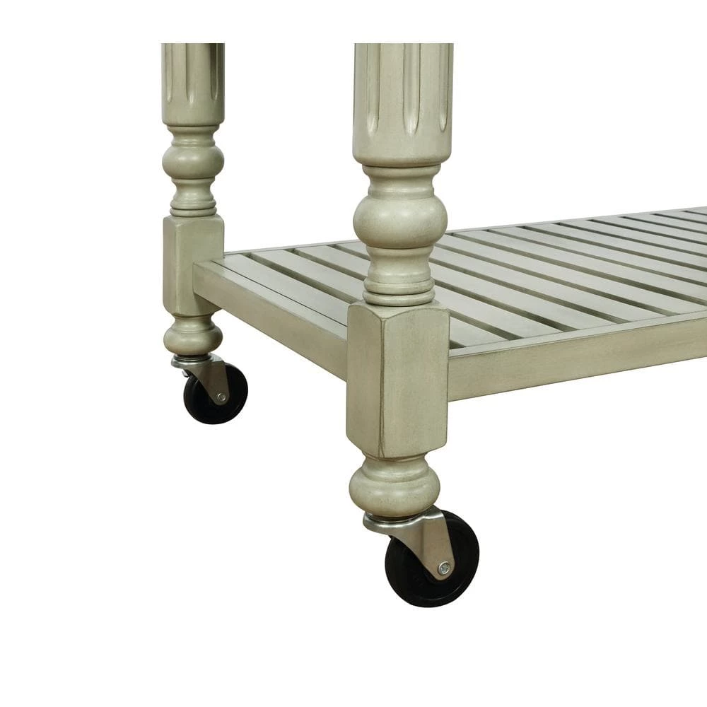 Linon Ash Janelle Kitchen Cart by Linon Home Decor 6 Linon Ash Janelle Kitchen Cart by Linon Home Decor - Image 4