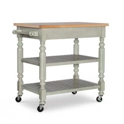 Linon Ash Janelle Kitchen Cart by Linon Home Decor 22 Linon Ash Janelle Kitchen Cart by Linon Home Decor -Linon Home Decor Shop gray wash linon home decor kitchen carts thd02646 4f 1000